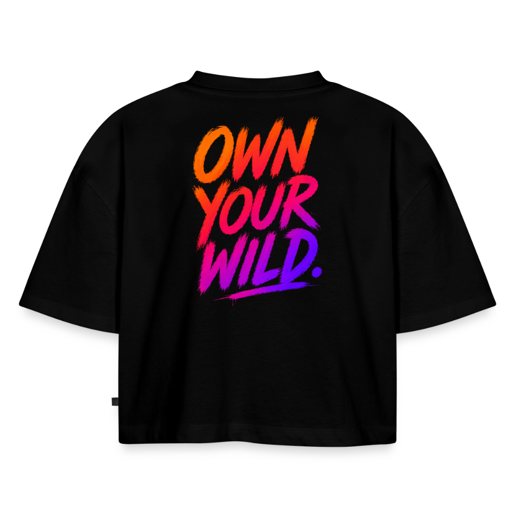 T-shirt Crop Top Oversize | WILD STUDIO – Image 4