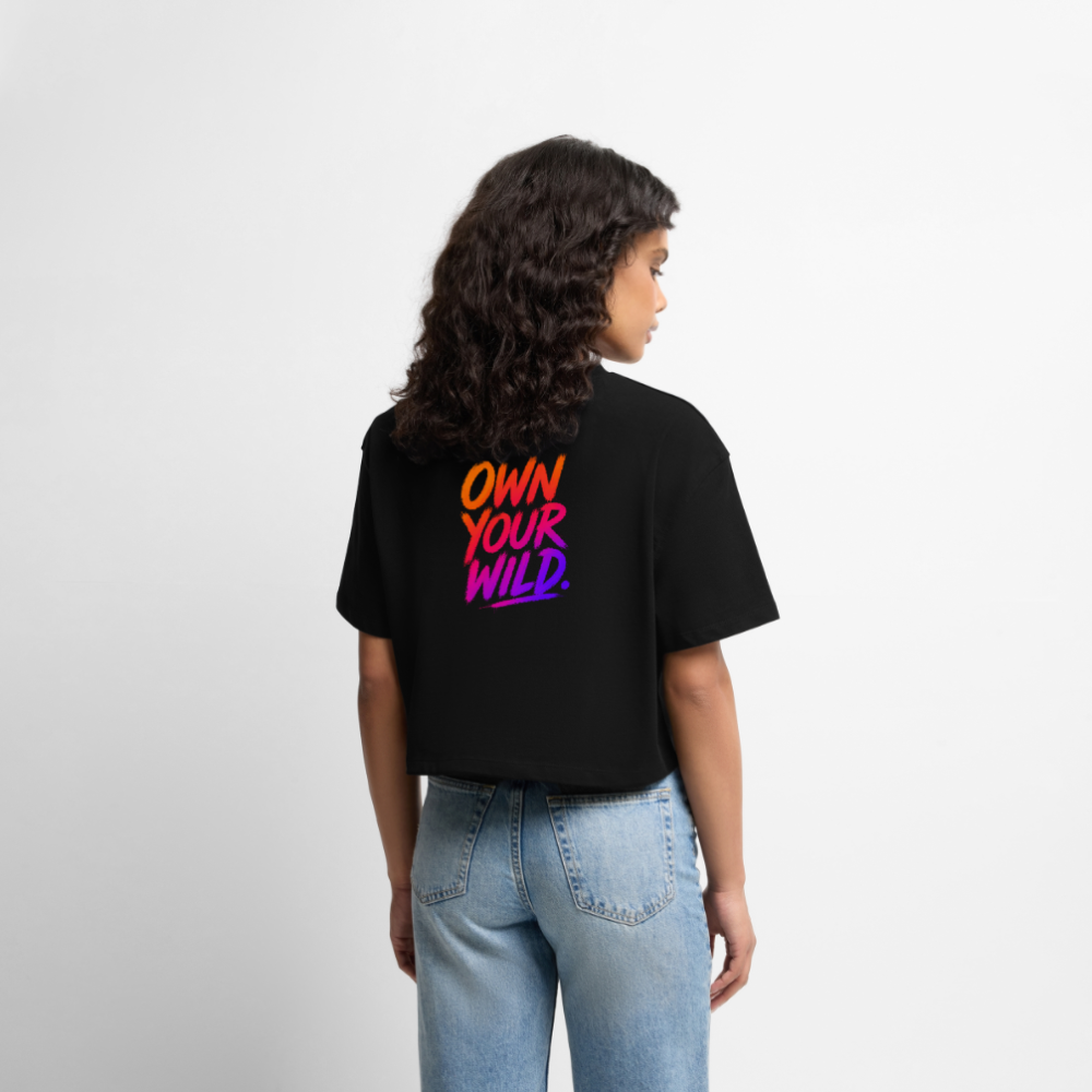 T-shirt Crop Top Oversize | WILD STUDIO – Image 5